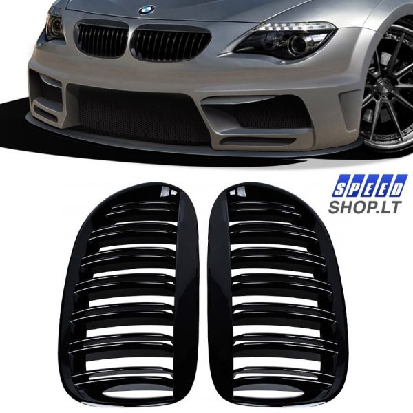 BMW 6 (E63-E64) juodos grotelės Performance